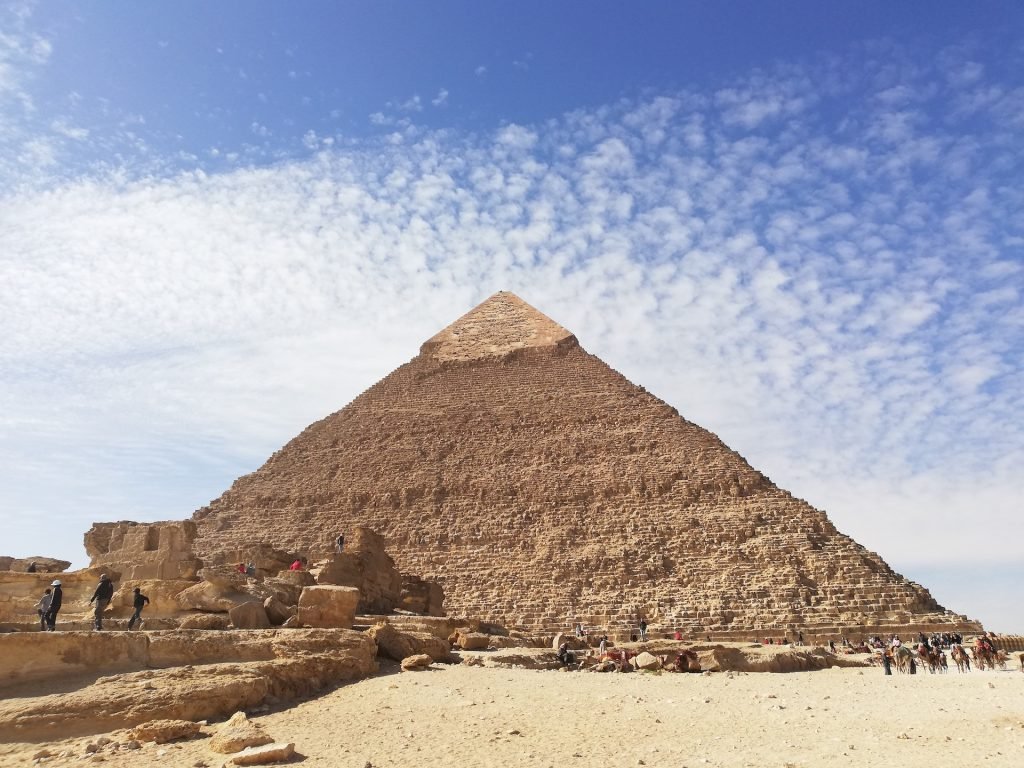 The Pyramid of Khafre long