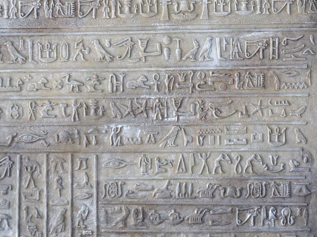 ancient hieroglyphics